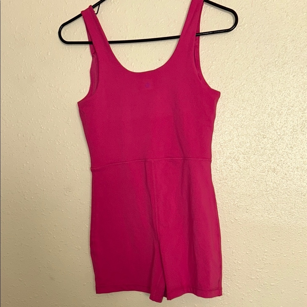 Women's Pink Jumpsuit - Picture 2 of 4
